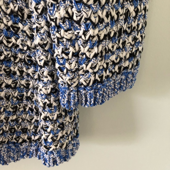 Tommy Hilfiger Fringed Open Front Sweater Jacket Size M - Picture 9 of 13